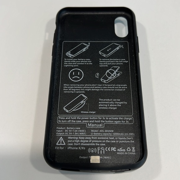 IPHONE X/Xs Phone Charging Case